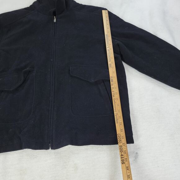 VTG Columbia Jacket Coat Mens Size XXL Black Wool Blend Zip Chore Winter Cold - Picture 5 of 16